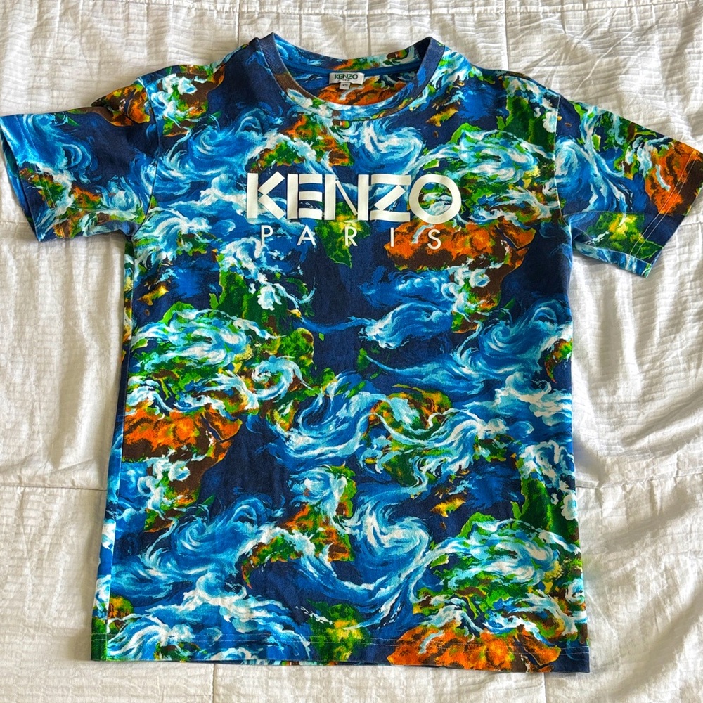 KENZO Men's Paris Straight World T-Shirt - Cobalt